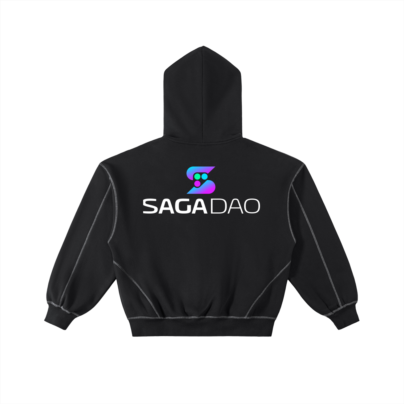 SagaDAO Genesis Hoodie view 2